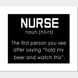 Nurse Noun Funny Nurse Posters and Art